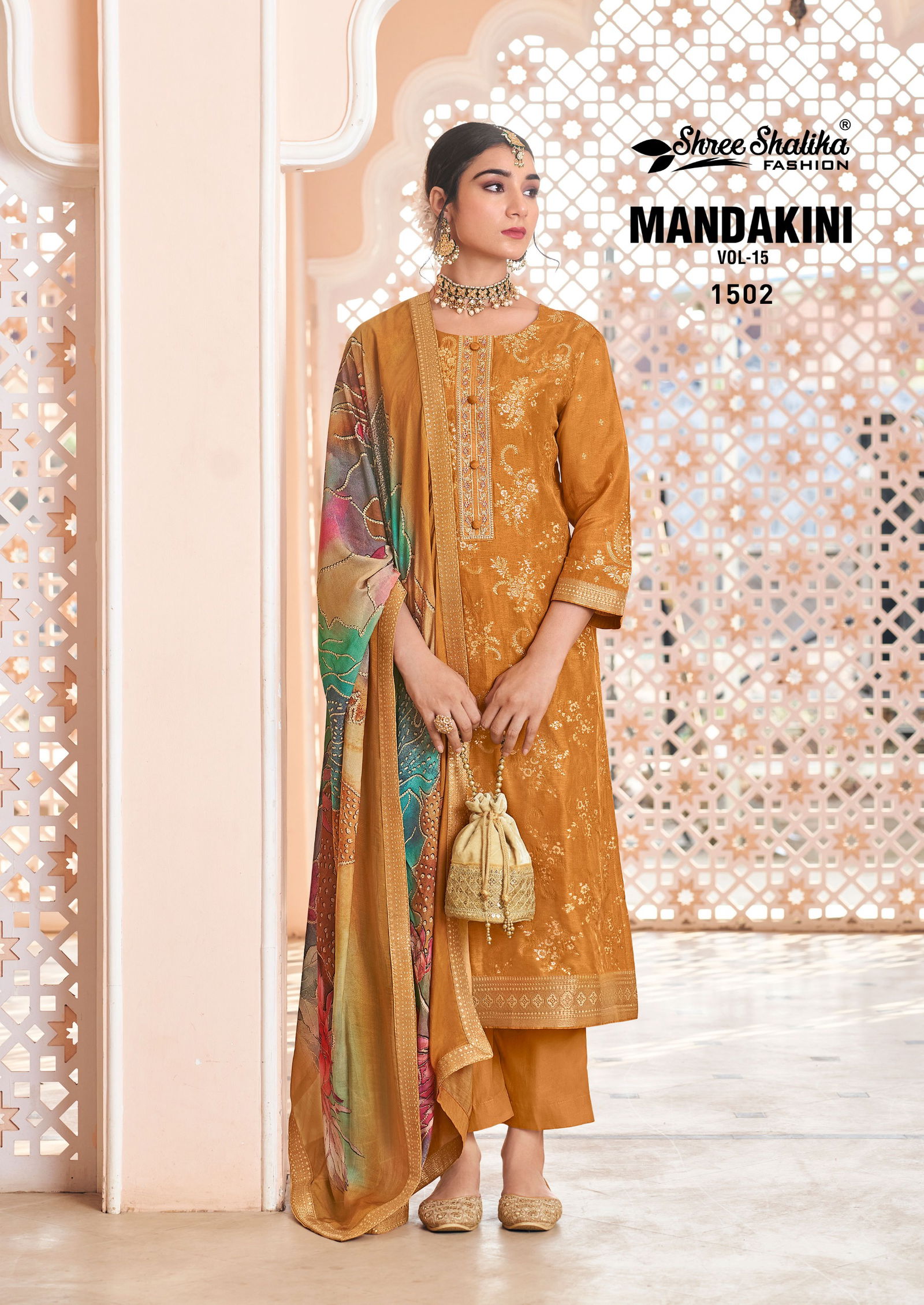 Mandakini Vol 15 By Shree Shalika Viscose Designer Salwar Kameez Suppliers In India